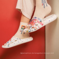 2021 Fashion Graffiti Farbe Anti Slip Frauen Sommerrutsche Slipper Weiche Eva Beach Slides Paare Sandalen für Mann heißer Verkauf